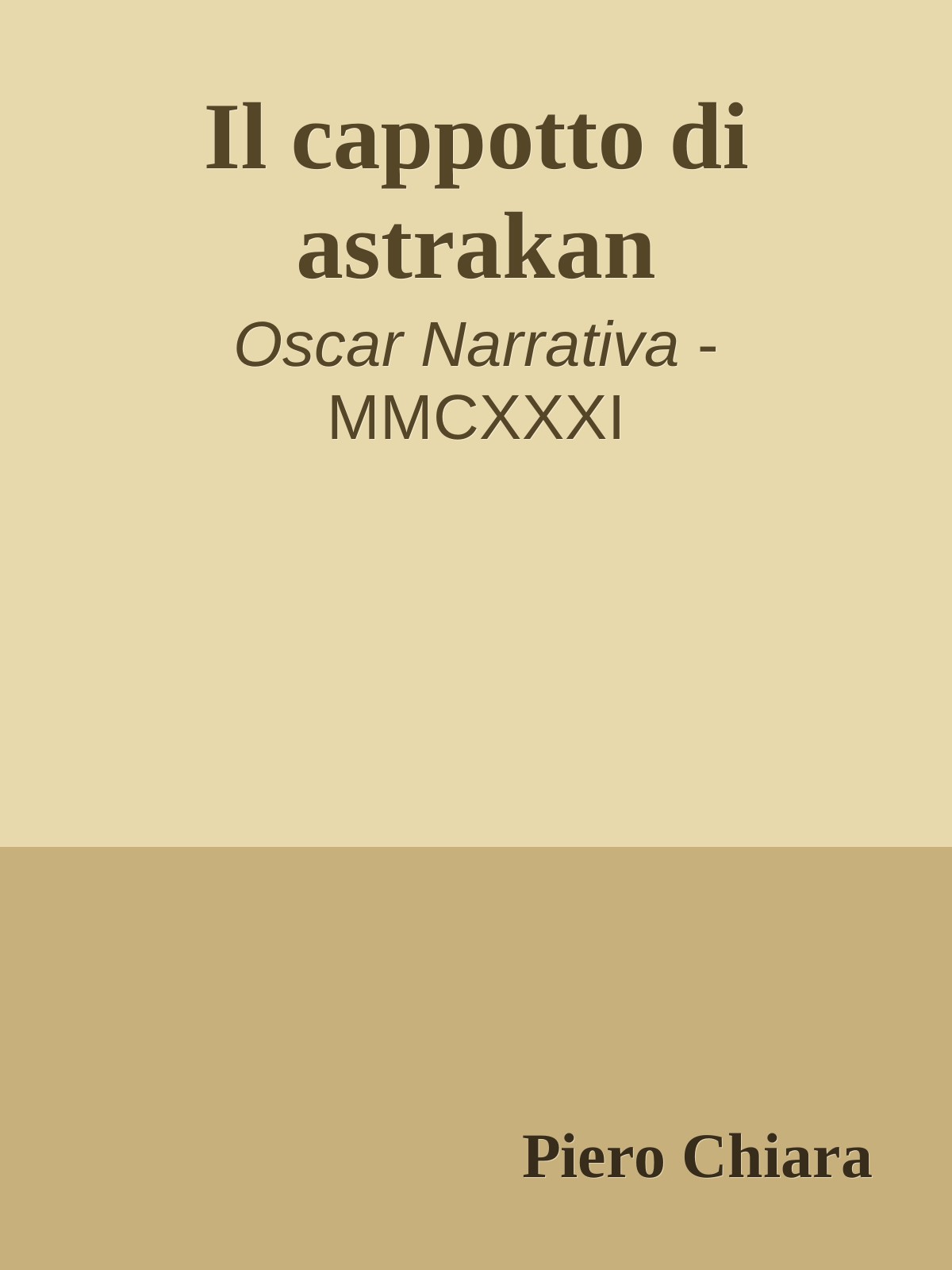 Il cappotto di astrakan