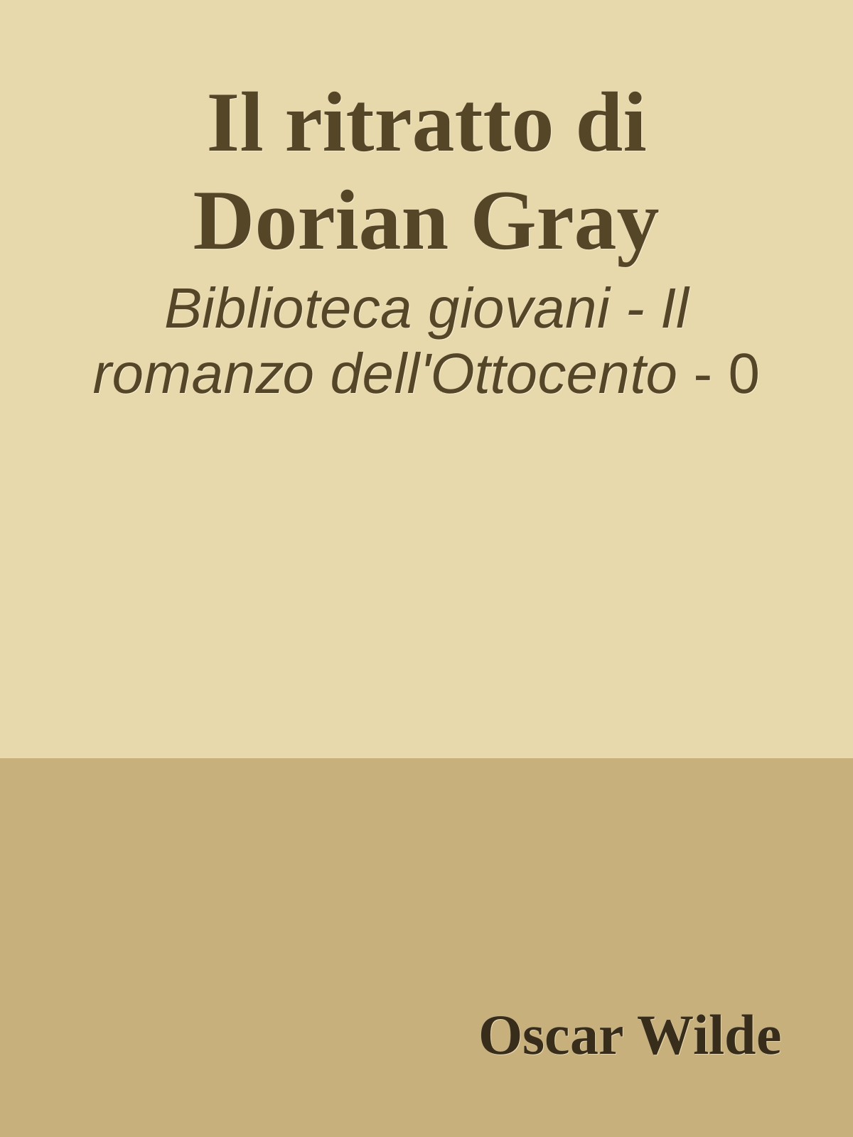 Il ritratto di Dorian Gray