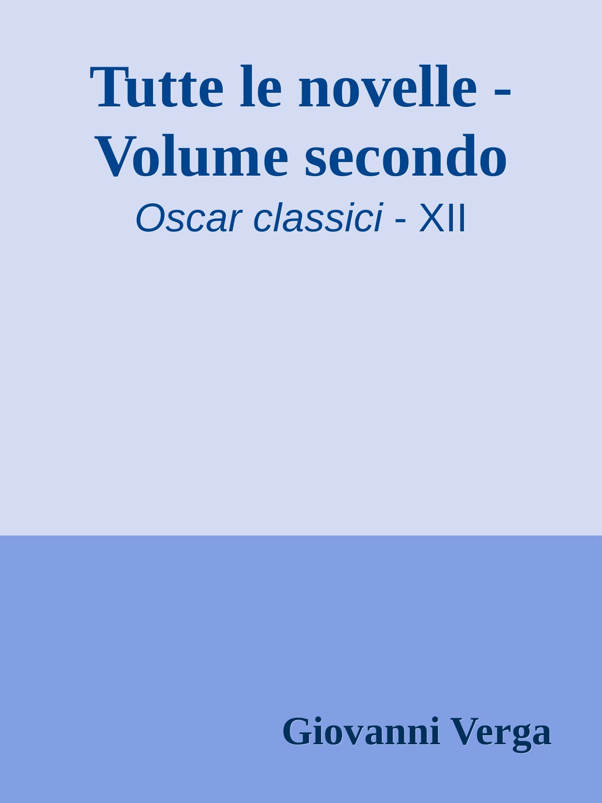 Tutte le novelle - Volume secondo
