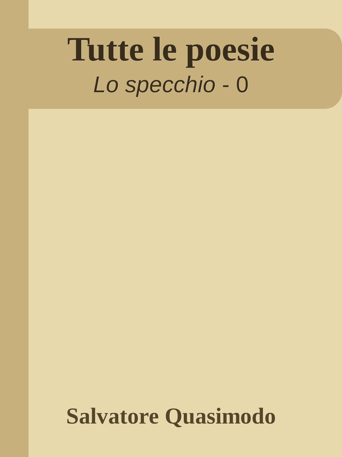 Tutte le poesie