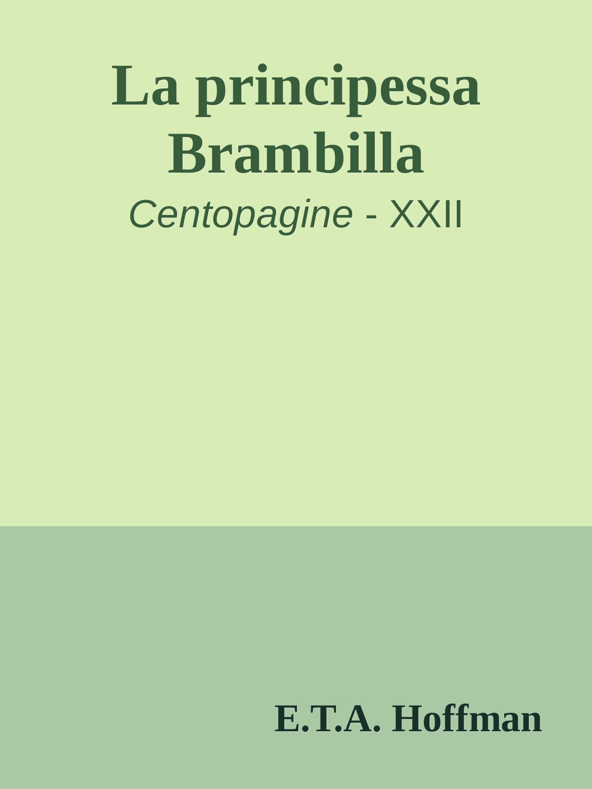 La principessa Brambilla