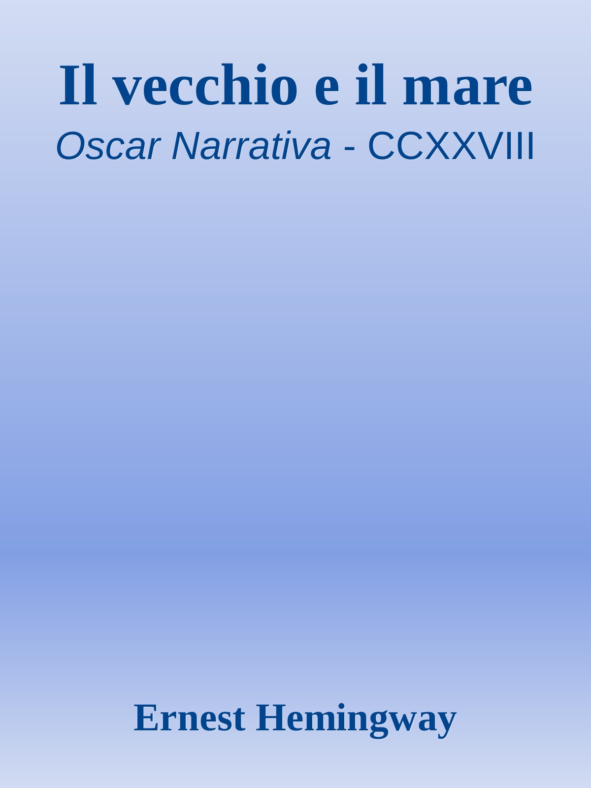 Il vecchio e il mare