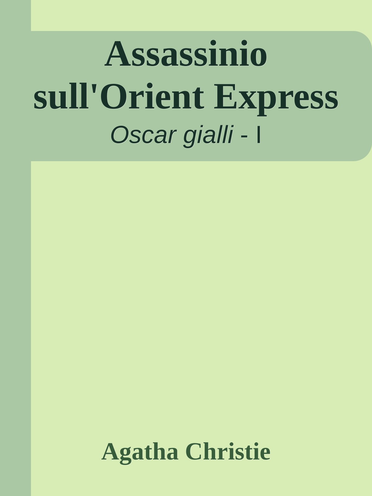 Assassinio sull'Orient Express