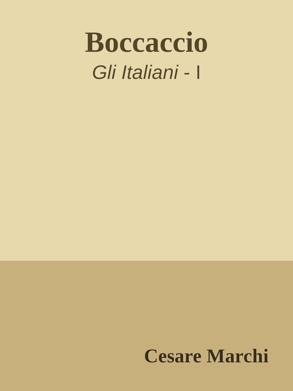 Boccaccio
