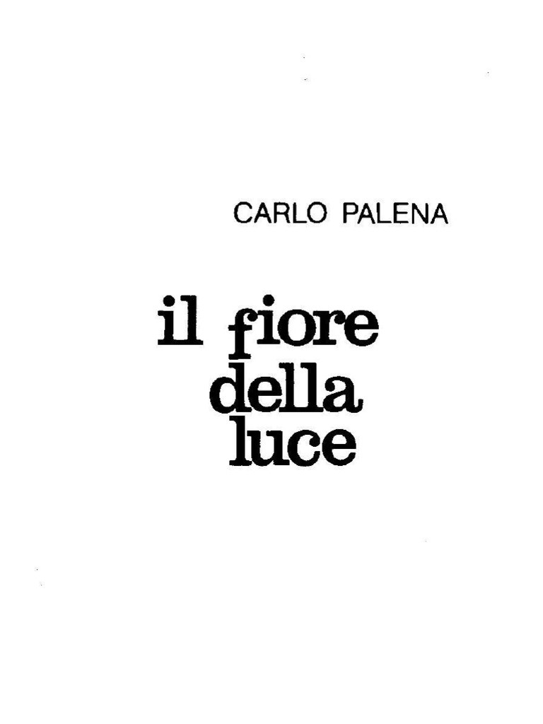 il fiore della luce