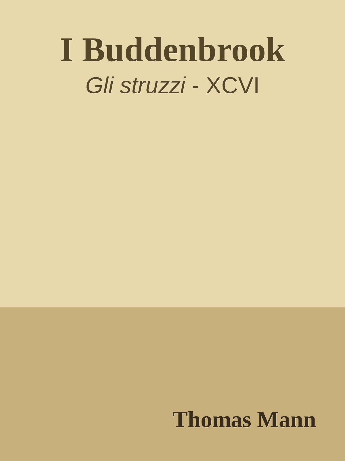 I Buddenbrook