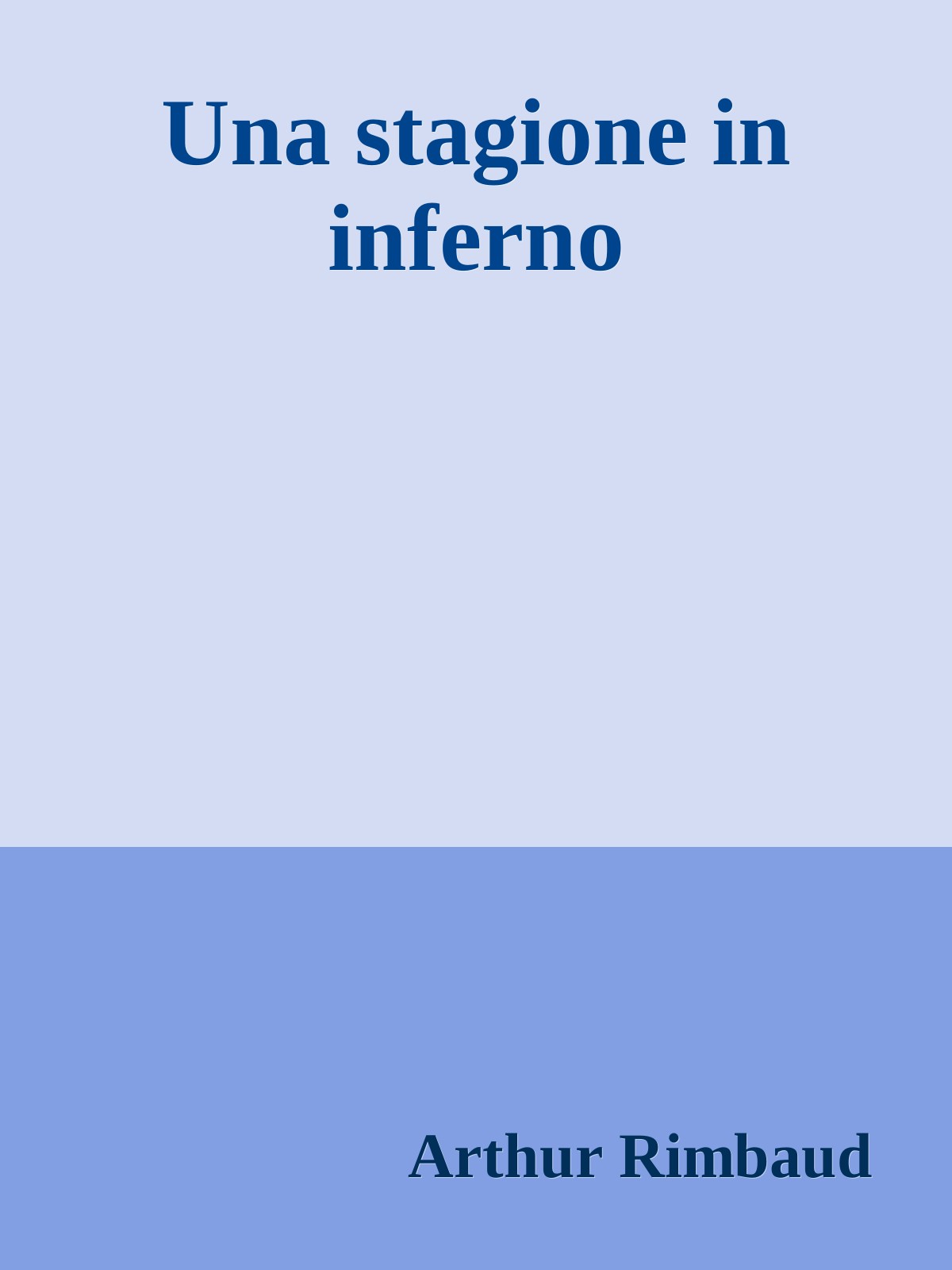 Una stagione in inferno