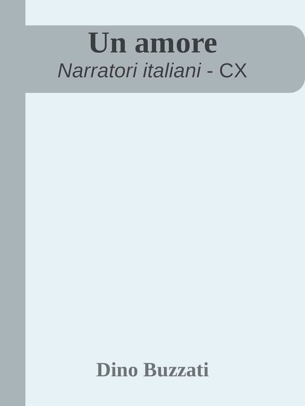 Un amore
