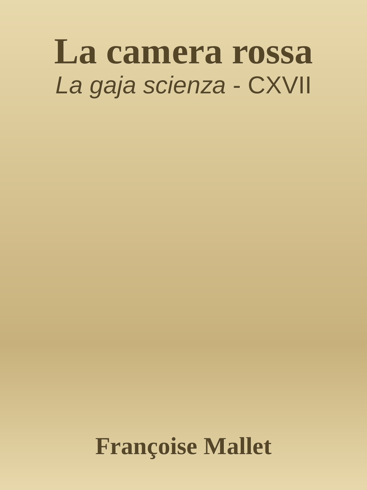 La camera rossa