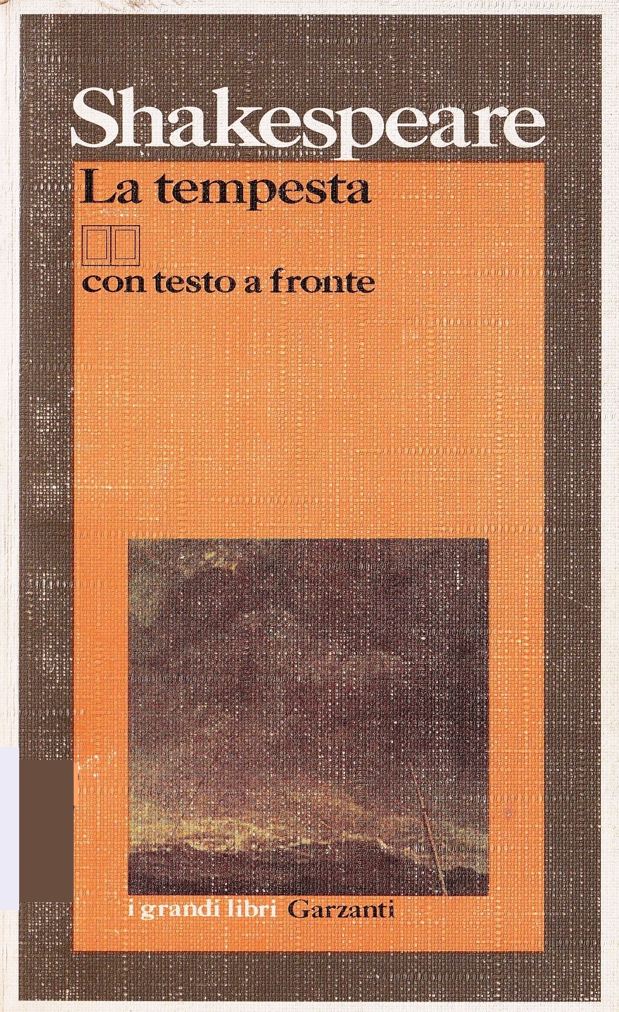 La tempesta; con testo a fronte Inglese