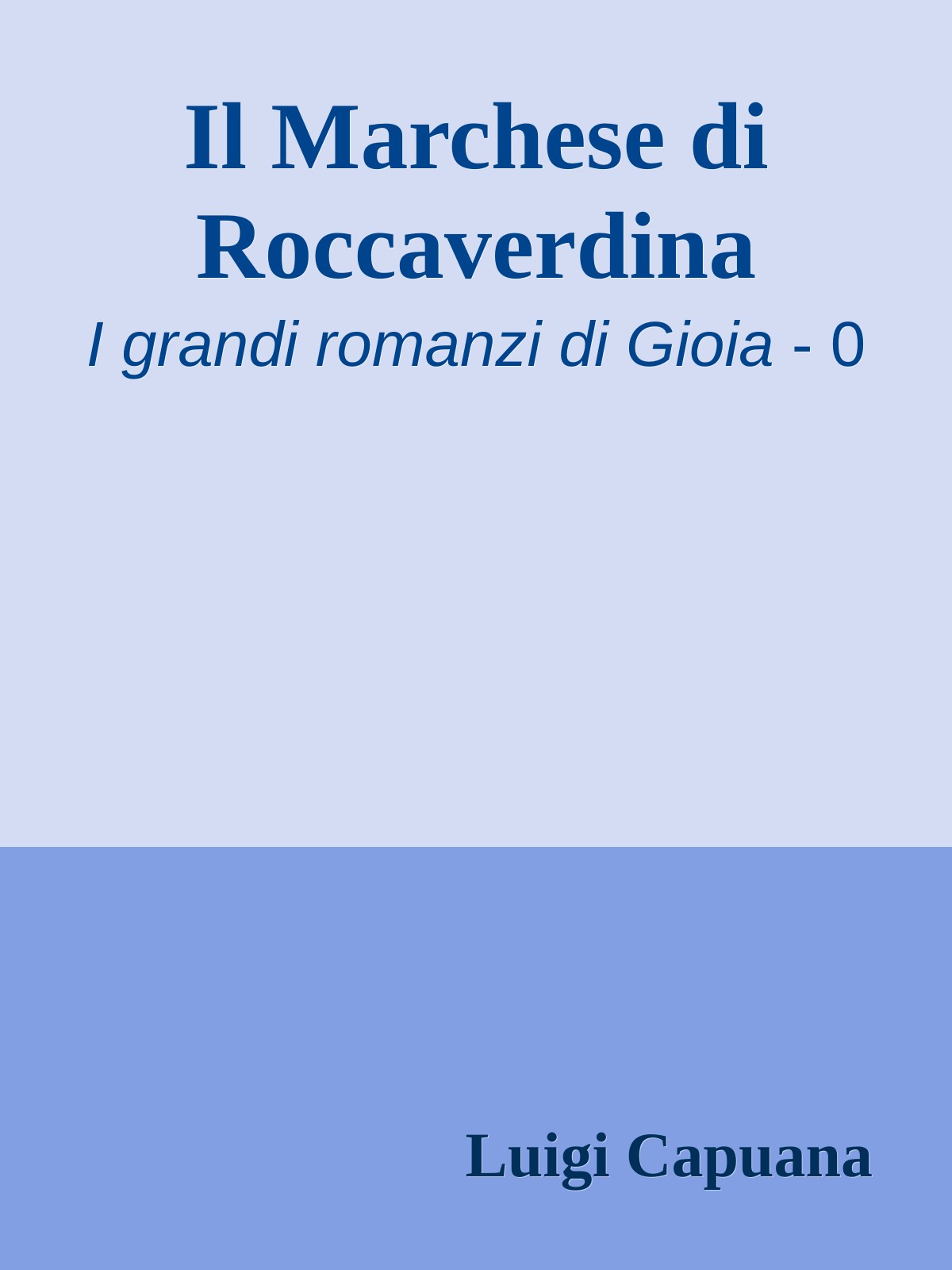 Il Marchese di Roccaverdina